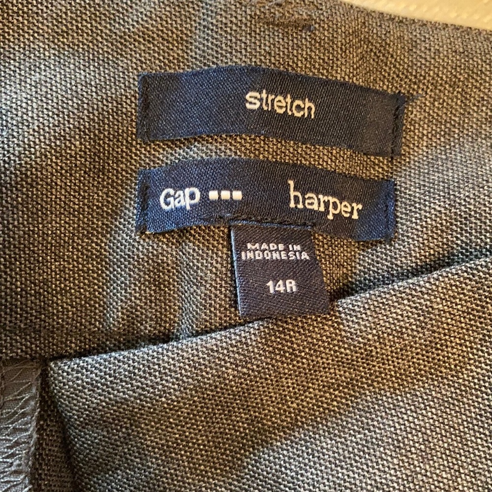 Gray GAP Stretch Harper Pant